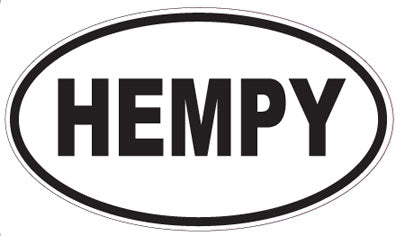 HEMPY - Oval Magnet