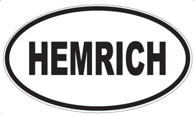 HEMRICH - Oval Magnet