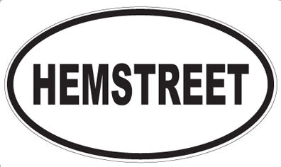 HEMSTREET - Oval Magnet