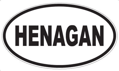 HENAGAN - Oval Magnet