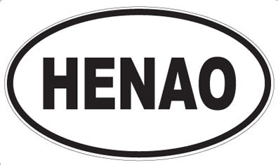 HENAO - Oval Magnet