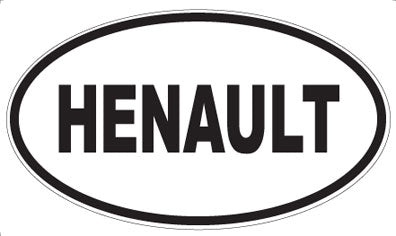 HENAULT - Oval Sticker