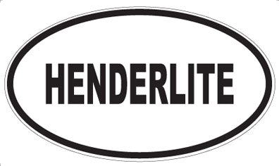 HENDERLITE - Oval Magnet