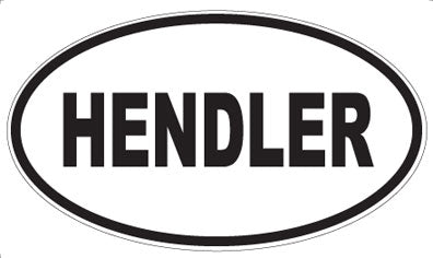HENDLER - Oval Magnet