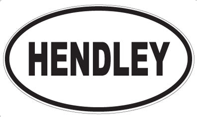 HENDLEY - Oval Magnet