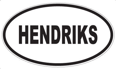 HENDRIKS - Oval Magnet