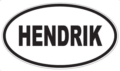 HENDRIK - Oval Magnet