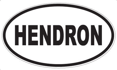 HENDRON - Oval Magnet