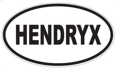 HENDRYX - Oval Sticker