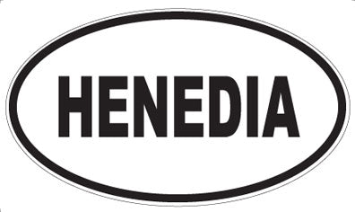 HENEDIA - Oval Magnet