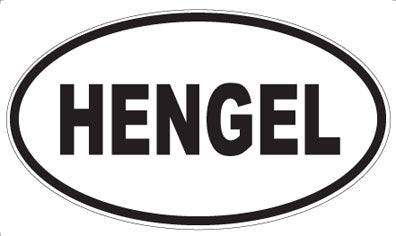 HENGEL - Oval Magnet