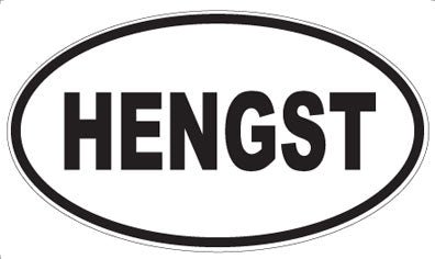 HENGST - Oval Magnet