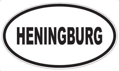 HENINGBURG - Oval Magnet