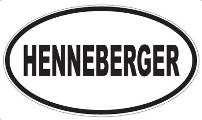 HENNEBERGER - Oval Magnet