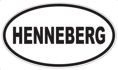 HENNEBERG - Oval Magnet
