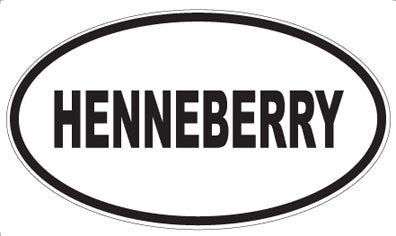 HENNEBERRY - Oval Magnet