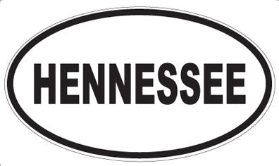 HENNESSEE - Oval Magnet
