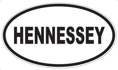 HENNESSEY - Oval Magnet