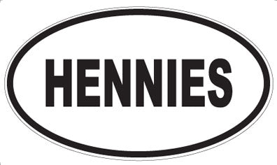 HENNIES - Oval Magnet