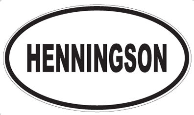 HENNINGSON - Oval Magnet