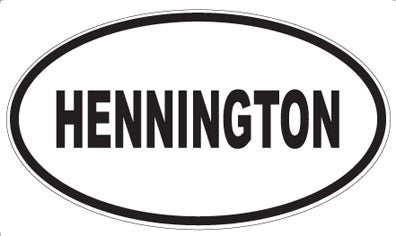 HENNINGTON - Oval Magnet