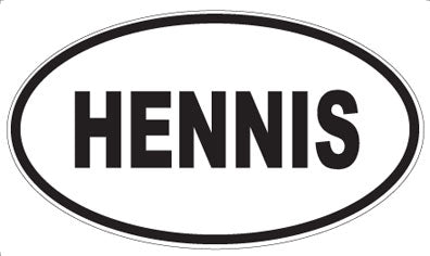 HENNIS - Oval Magnet