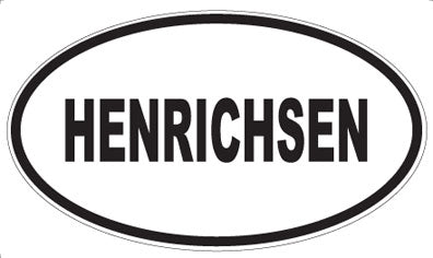 HENRICHSEN - Oval Magnet