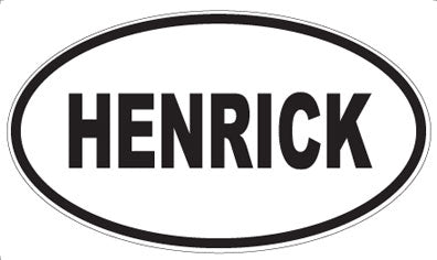 HENRICK - Oval Magnet