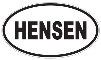 HENSEN - Oval Magnet