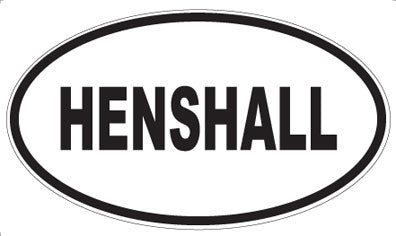 HENSHALL - Oval Magnet