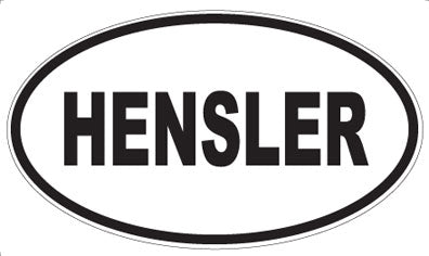 HENSLER - Oval Magnet