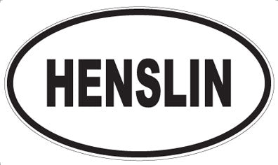 HENSLIN - Oval Magnet