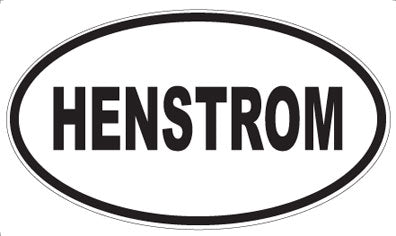 HENSTROM - Oval Magnet