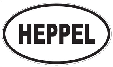 HEPPEL - Oval Magnet
