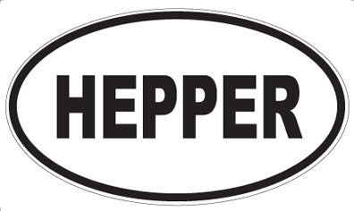 HEPPER - Oval Magnet