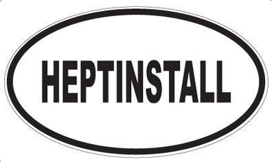 HEPTINSTALL - Oval Magnet