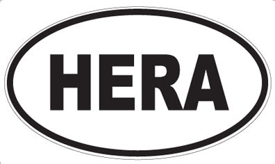 HERA - Oval Sticker