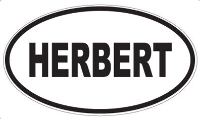 HERBERT - Oval Magnet