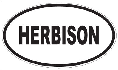 HERBISON - Oval Magnet