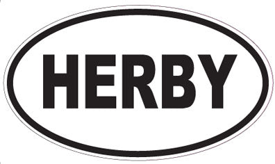 HERBY - Oval Magnet