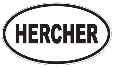 HERCHER - Oval Magnet
