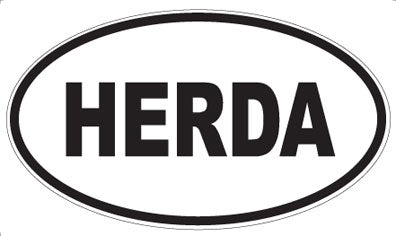 HERDA - Oval Magnet