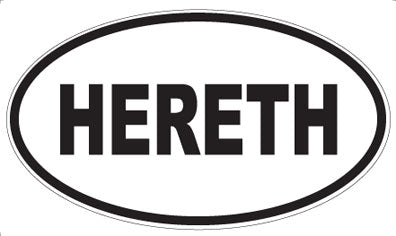 HERETH - Oval Magnet