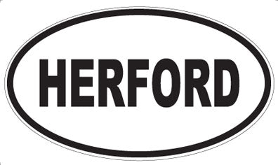 HERFORD - Oval Magnet