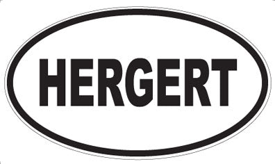 HERGERT - Oval Magnet