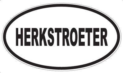 HERKSTROETER - Oval Magnet