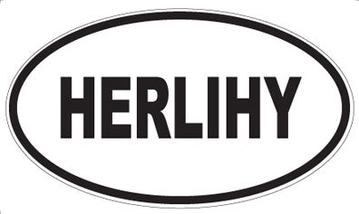 HERLIHY - Oval Sticker