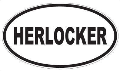 HERLOCKER - Oval Magnet