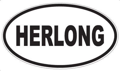 HERLONG - Oval Magnet