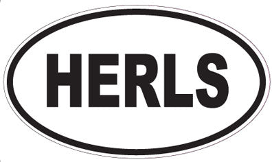 HERLS - Oval Sticker